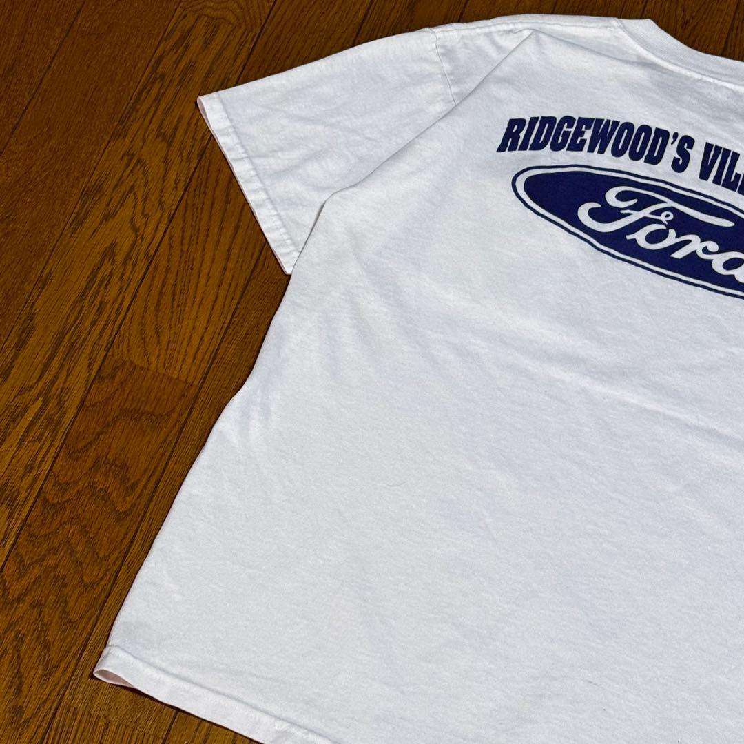 FORD Pocket TEE 両面プリント 希少 ロゴ archive 白 L