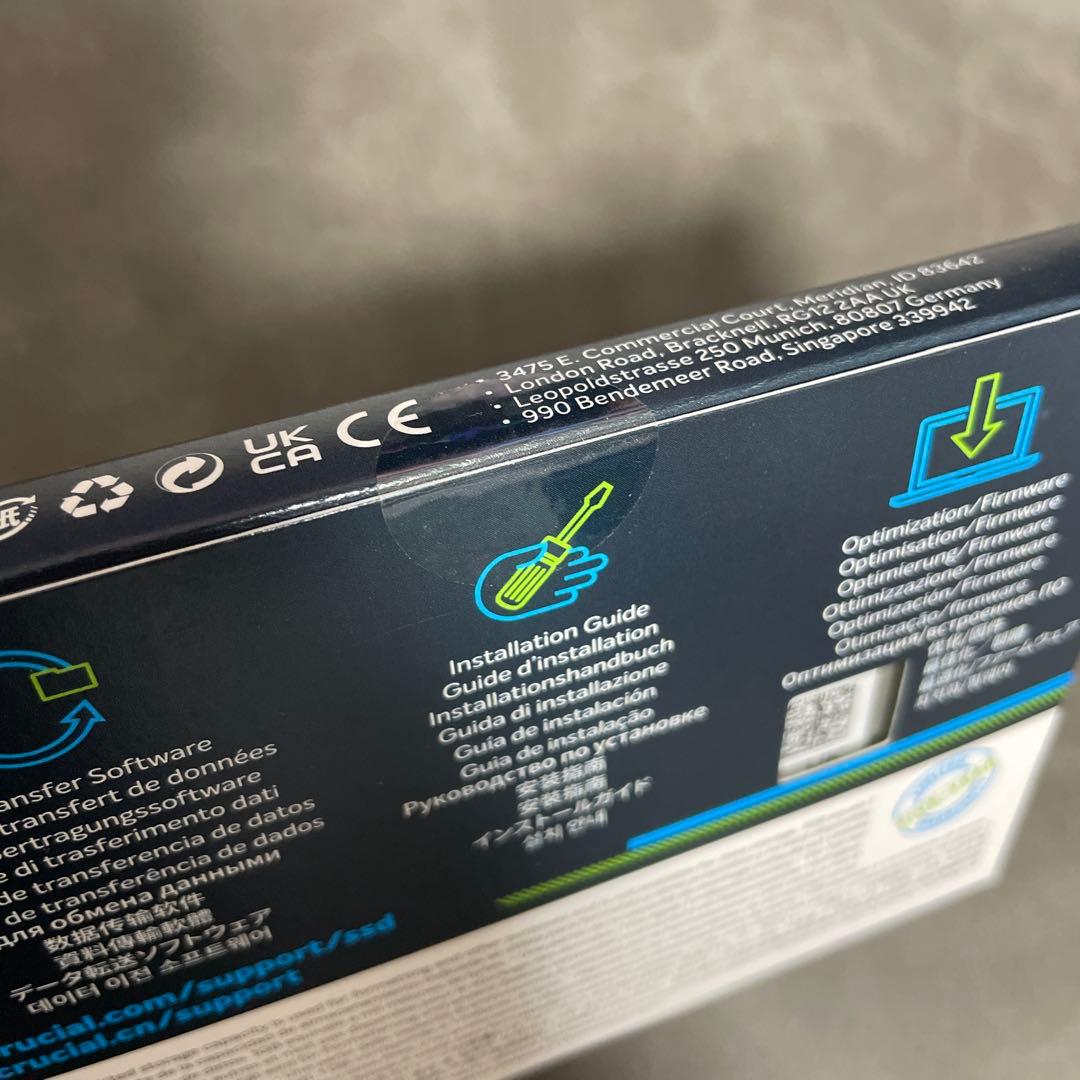 新品未開封 crucial MX500 2000GB 2.5インチSSD