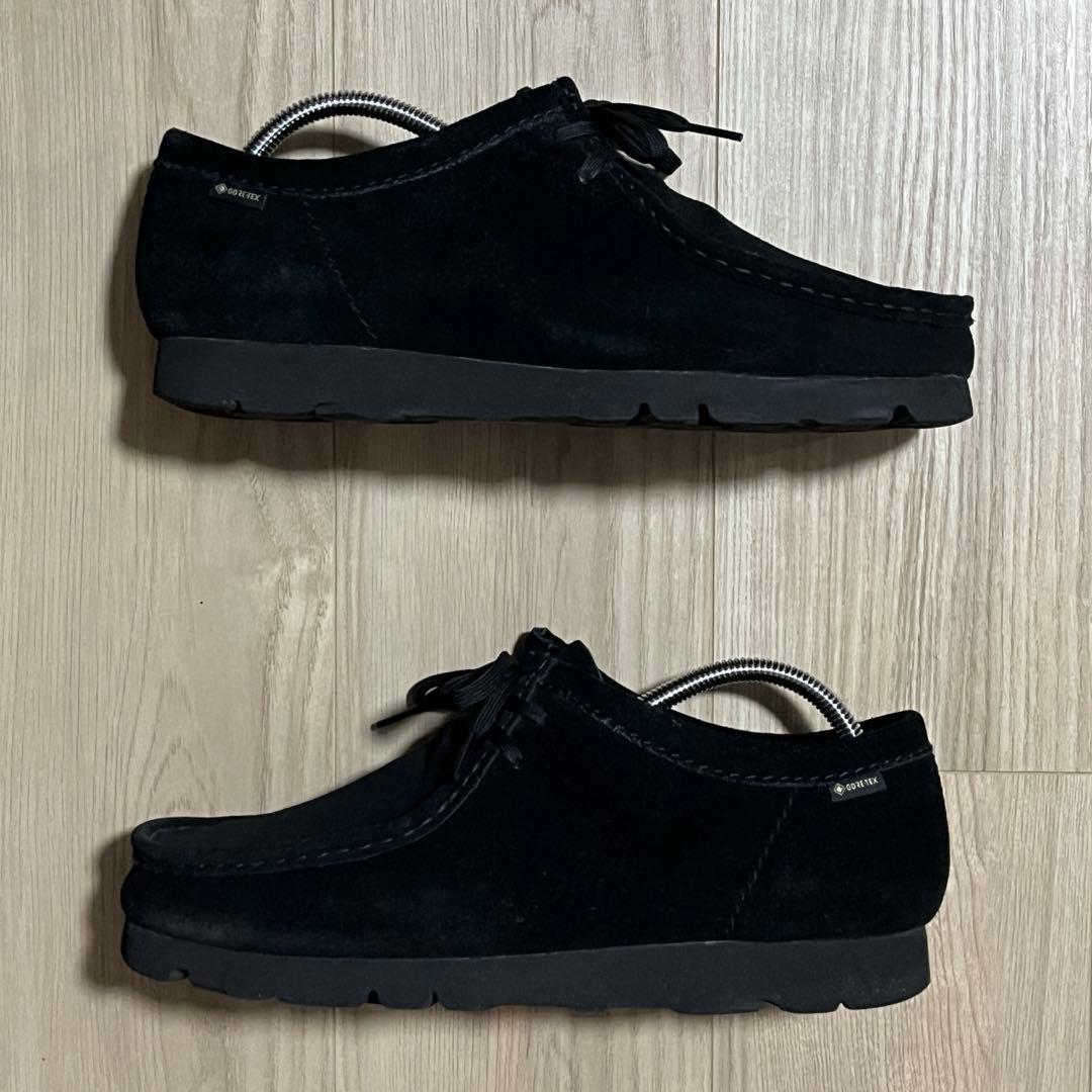 Clarks Wallabee GTX 26cm ブラックスエード UK080