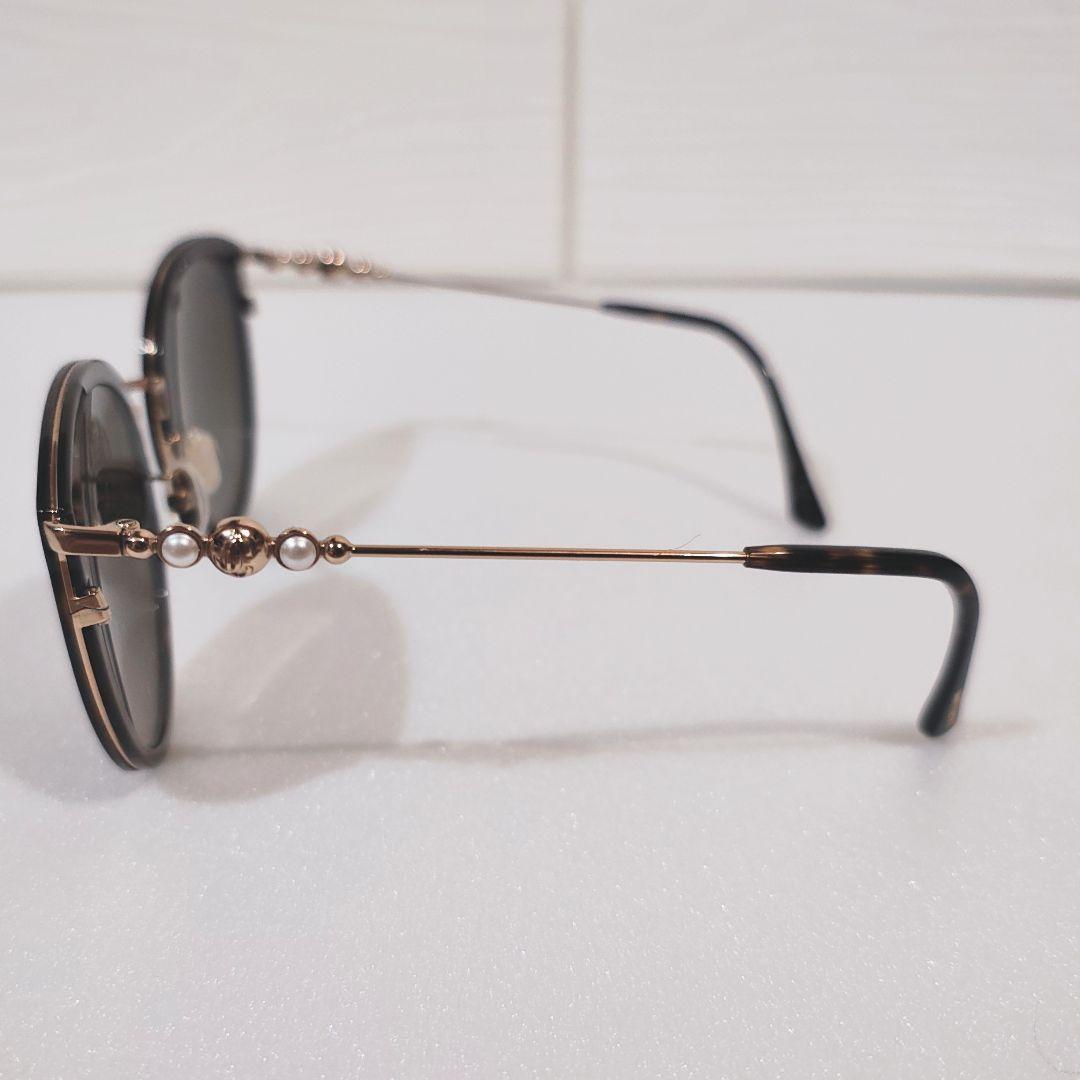 JIMMY CHOO ジミーチュウ べっ甲 パール付きサングラス UVカット