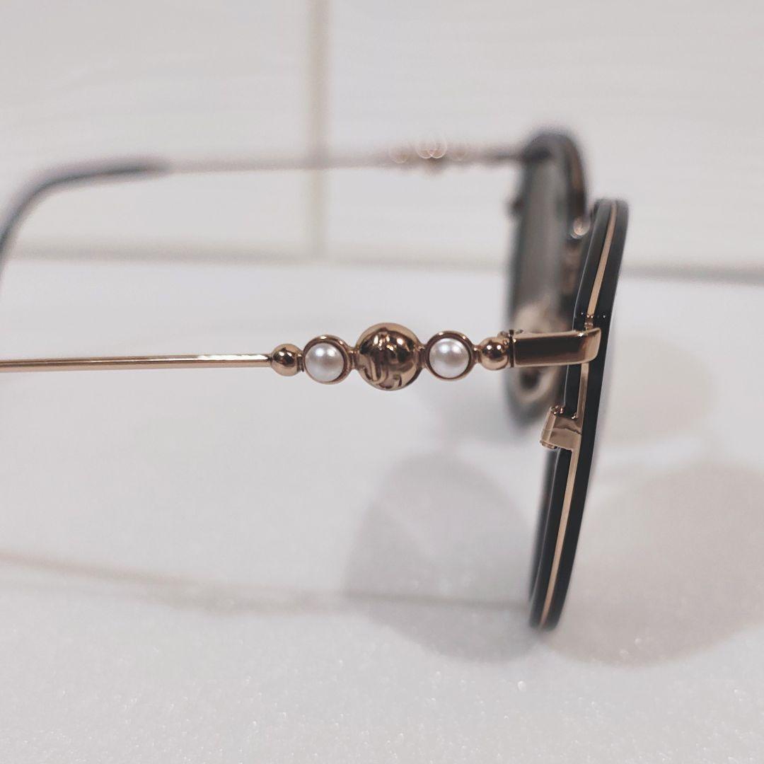 JIMMY CHOO ジミーチュウ べっ甲 パール付きサングラス UVカット