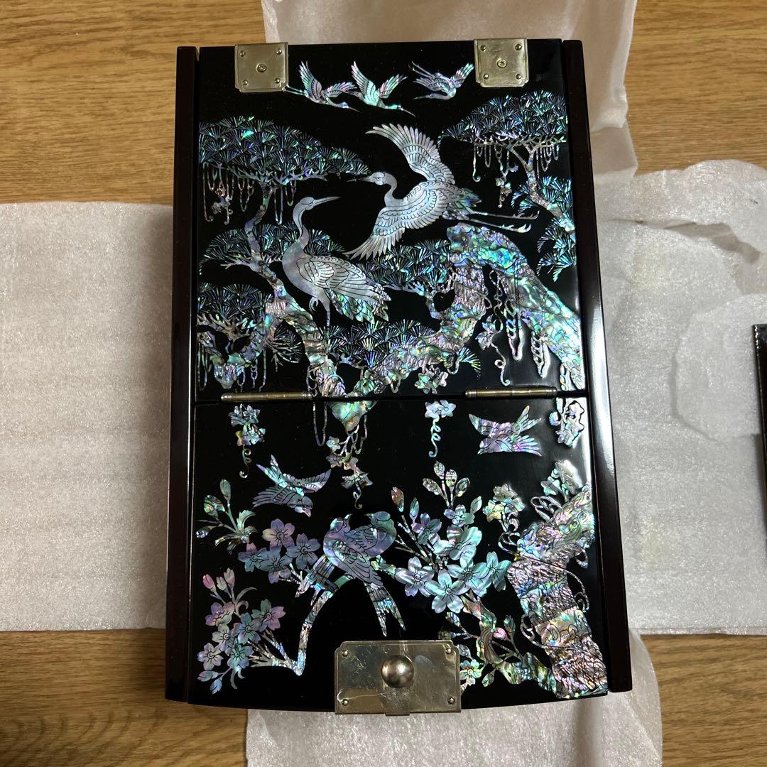 螺鈿細工　螺鈿細工 ジュエリーボックス アクセサリーケース