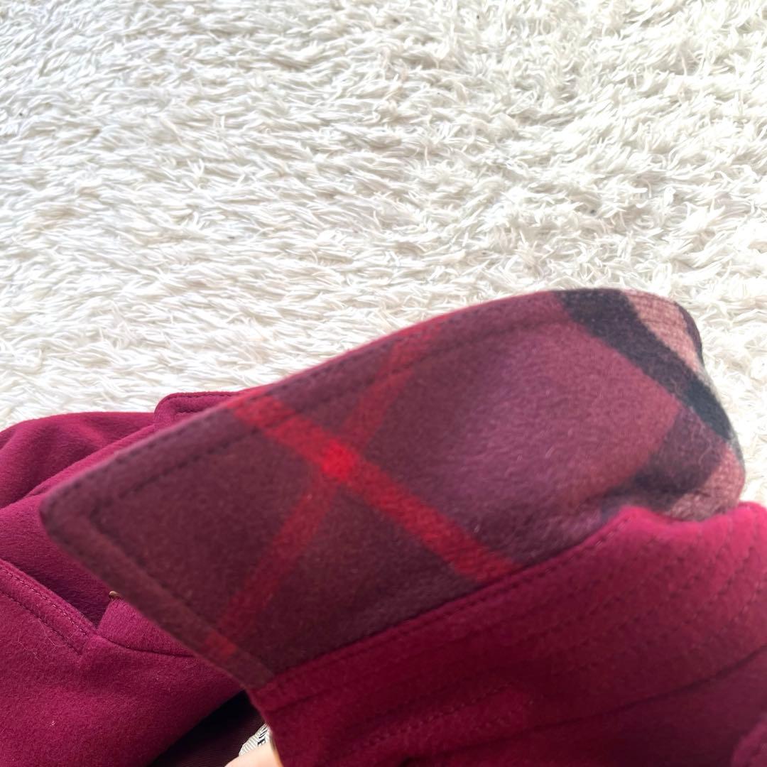 BURBERRY サンドリンガム カシミヤ100 ロングコート ラズベリー