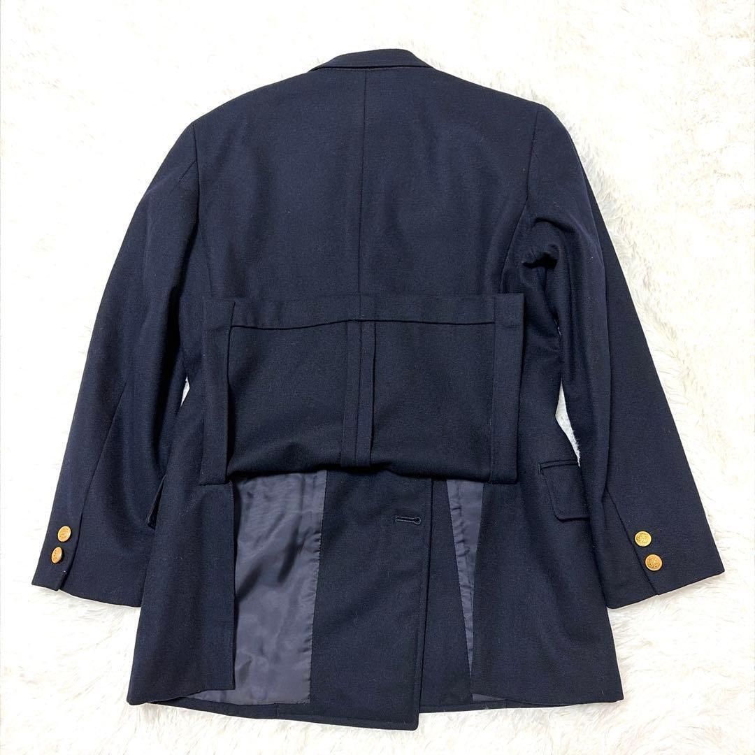 VAN Jacket 紺ブレ ダブル テーラードジャケット 金ボタン 842