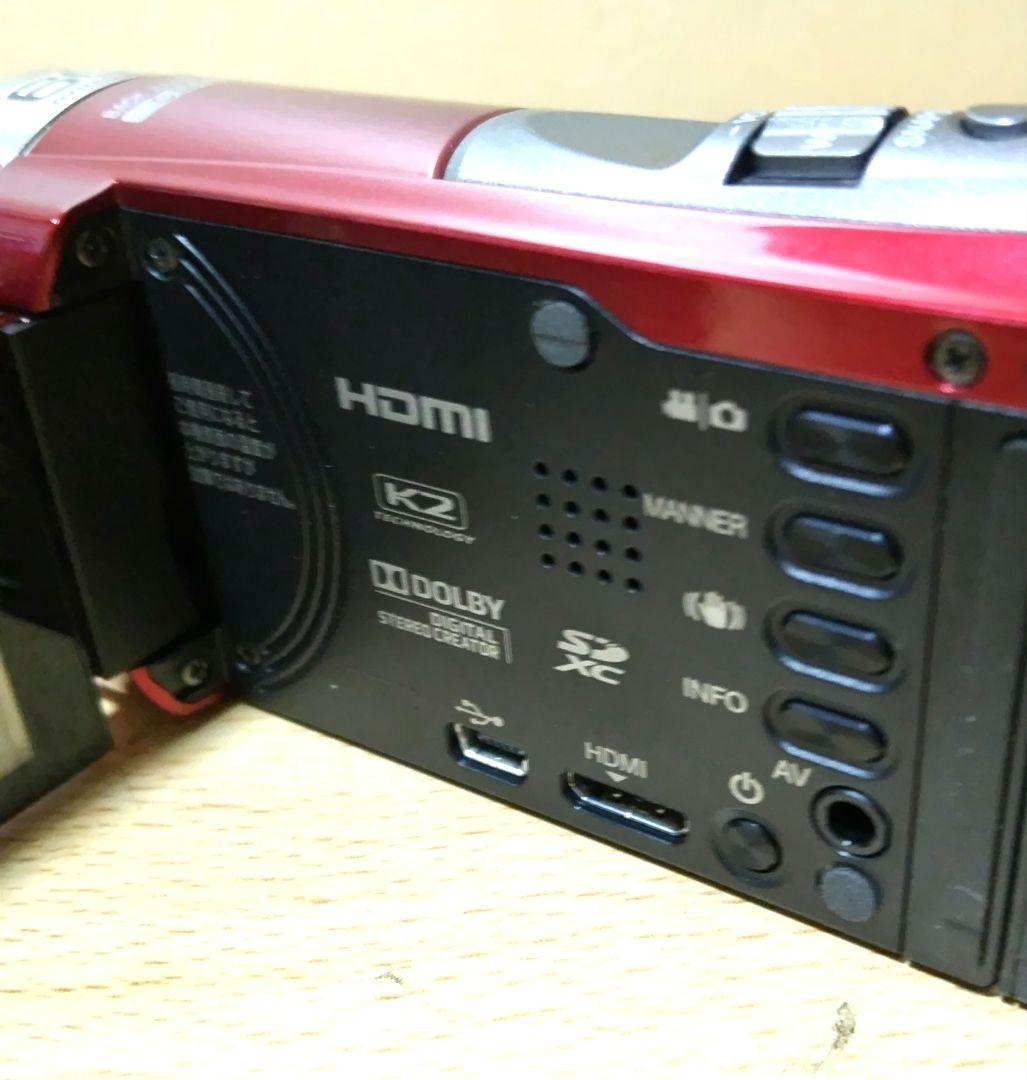 JVC GZ-HM177-R ビデオカメラ 60倍ズーム