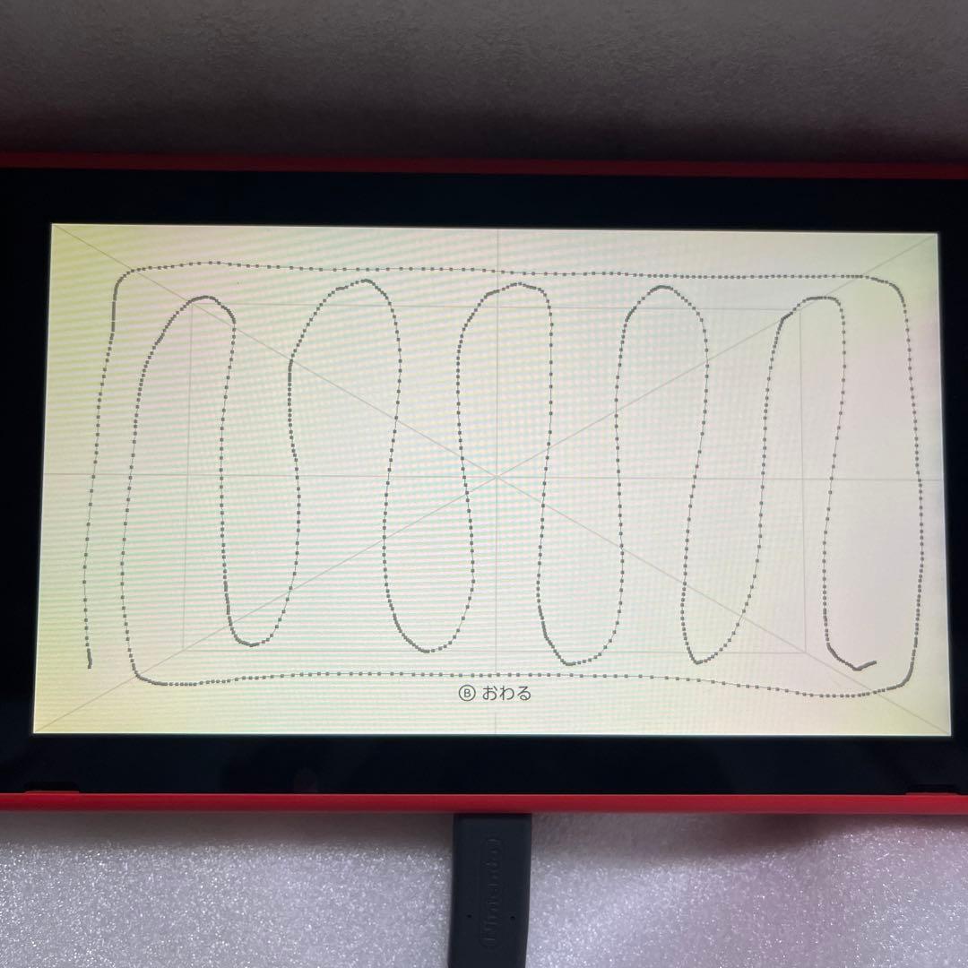動作確認済　Nintendo Switch本体 マリオレッド×ブルー スイッチ