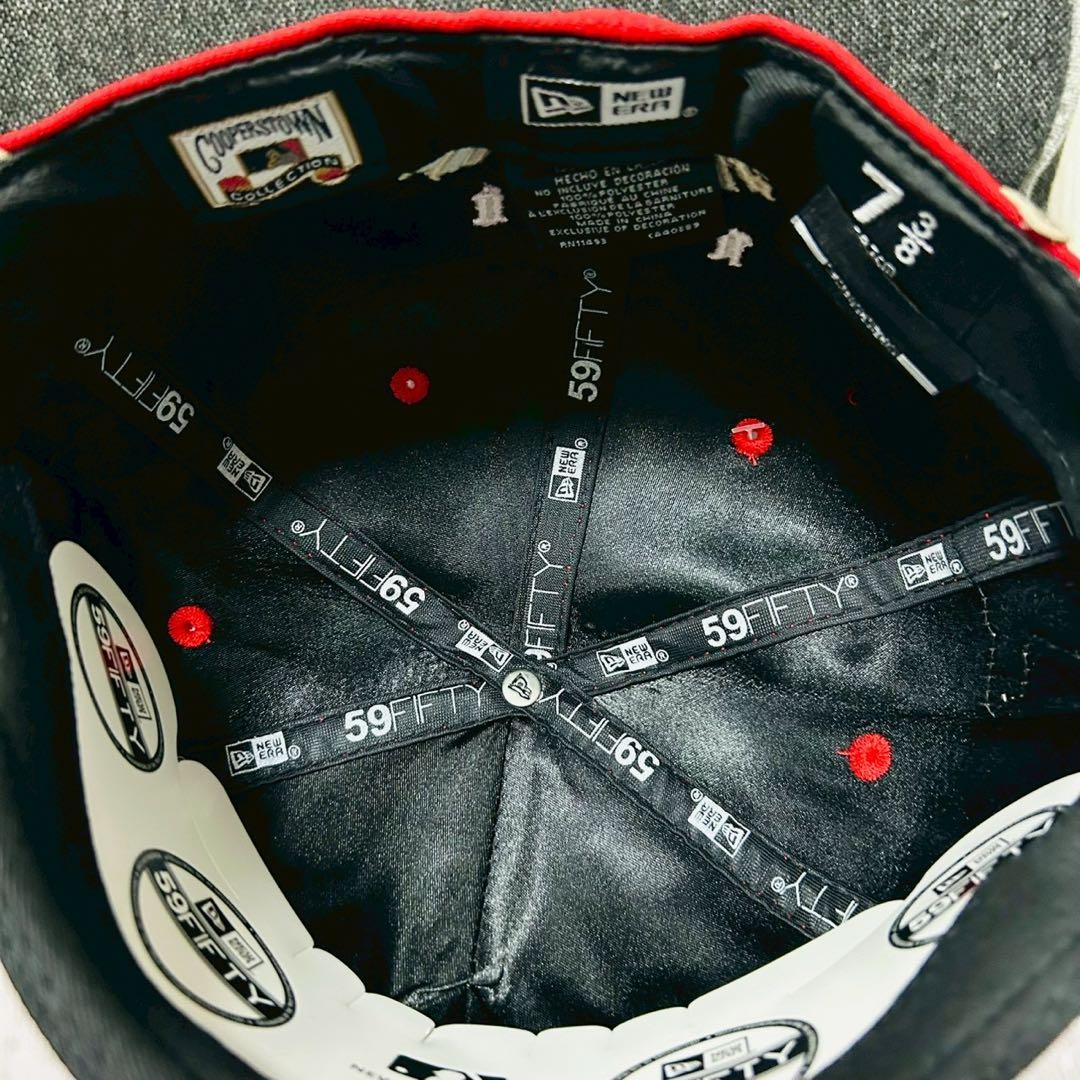 遠*介様 希少 新品未使用 ニューエラ Dodgers キャップ レッド 58.