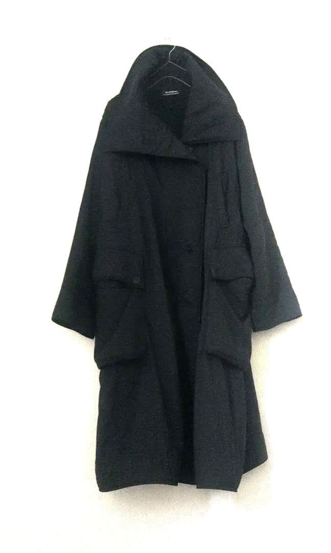 ゴシュユトウ様　ヤッコマリカルド ナイロンコート 黒 L ゆったり　モード