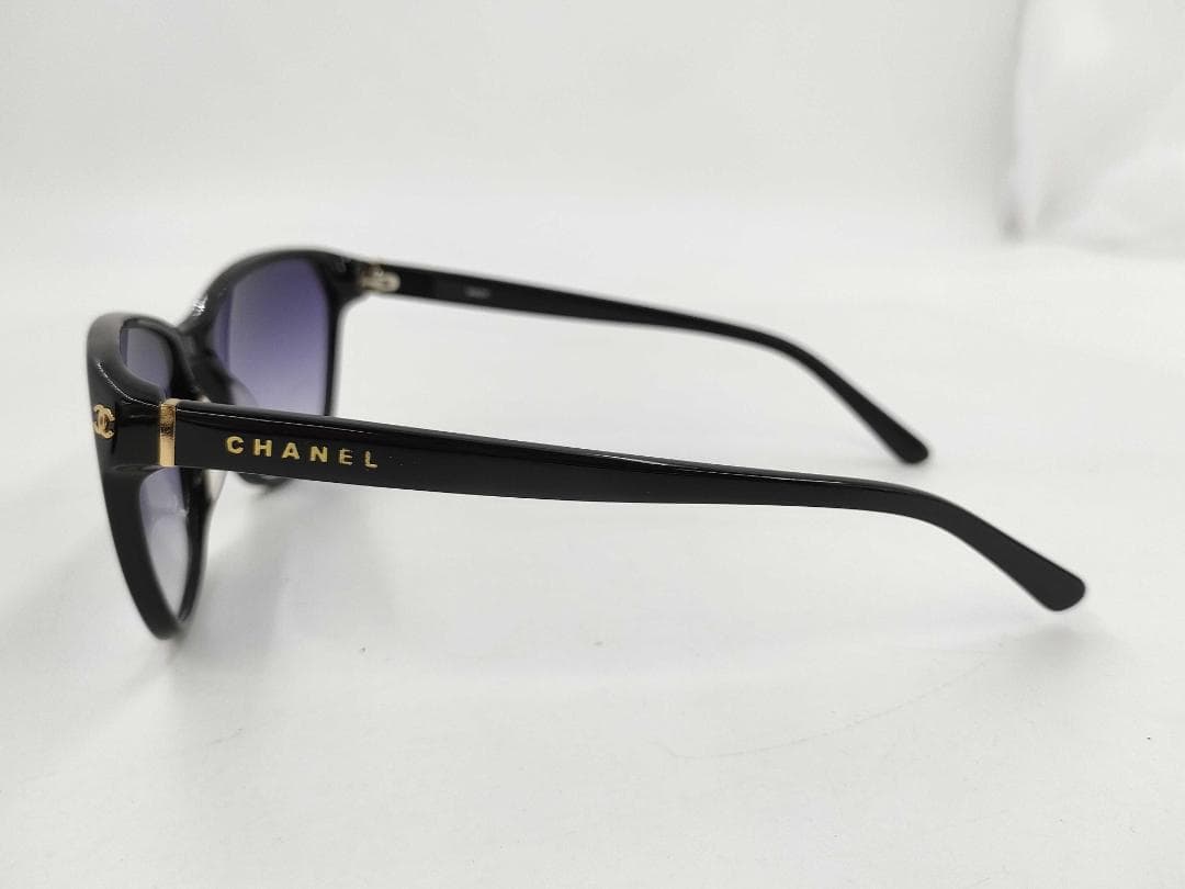 CHANEL シャネル ロゴテンプル サングラス パープルグラデ d93