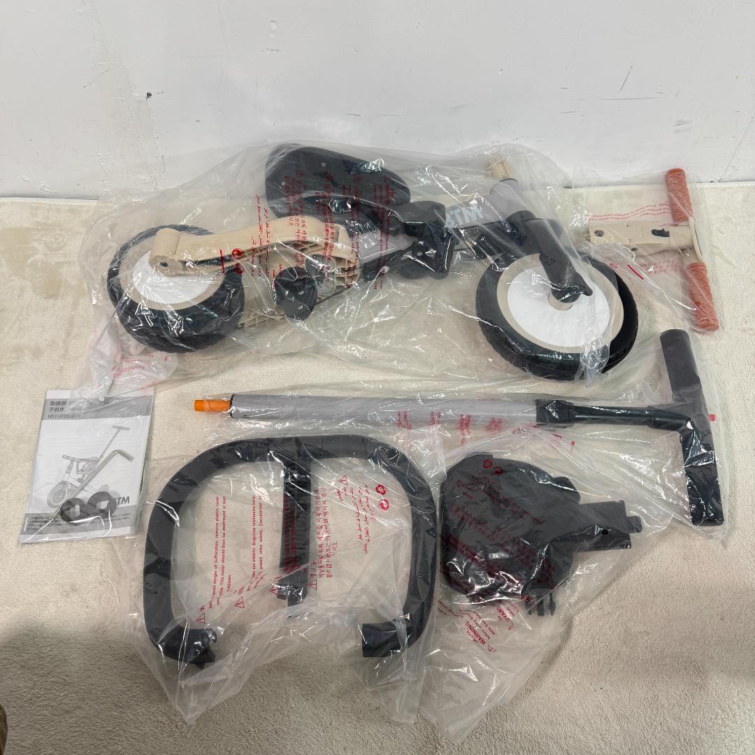 新品子供用三輪車 5in1 手押し棒 5way 3輪 ペダル付き1654-140