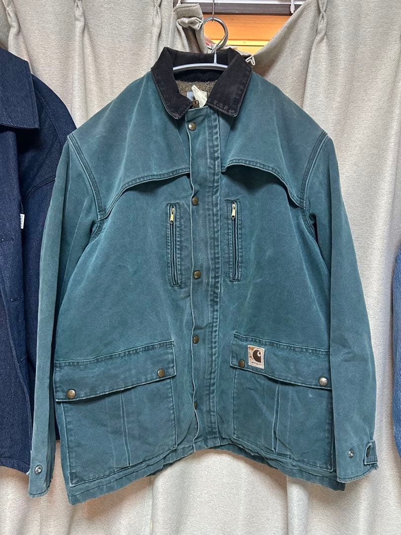 Carhartt ミシガンコート USA製 グリーン ダック　チョアコート