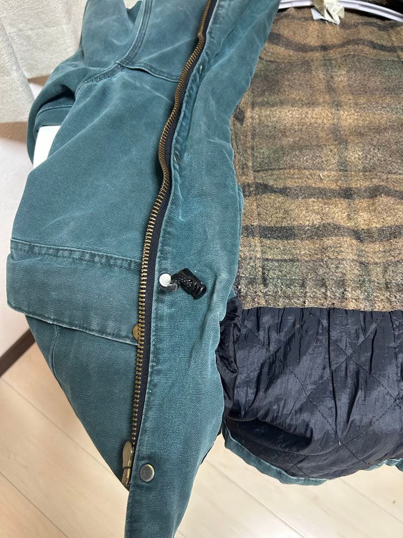 Carhartt ミシガンコート USA製 グリーン ダック　チョアコート