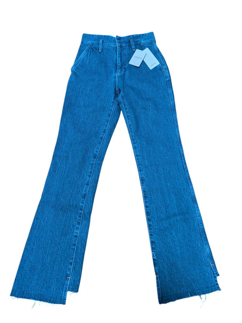 未使用　Spick&Span 5 1/2 DENIM 26　セミフレアストレッチ