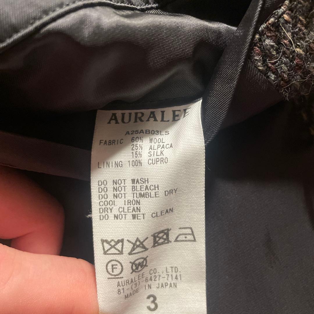 ジャケット・アウター ALPACA WOOL SILK TWEED ZIP BLOUSON 3
