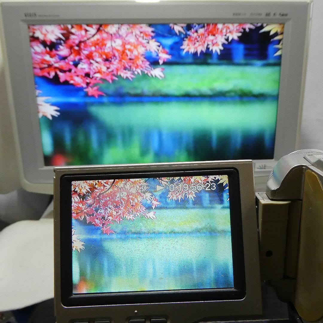 動作品ソニー DCR-TRV10 Mini DVビデオカメラDVDダビングに最適