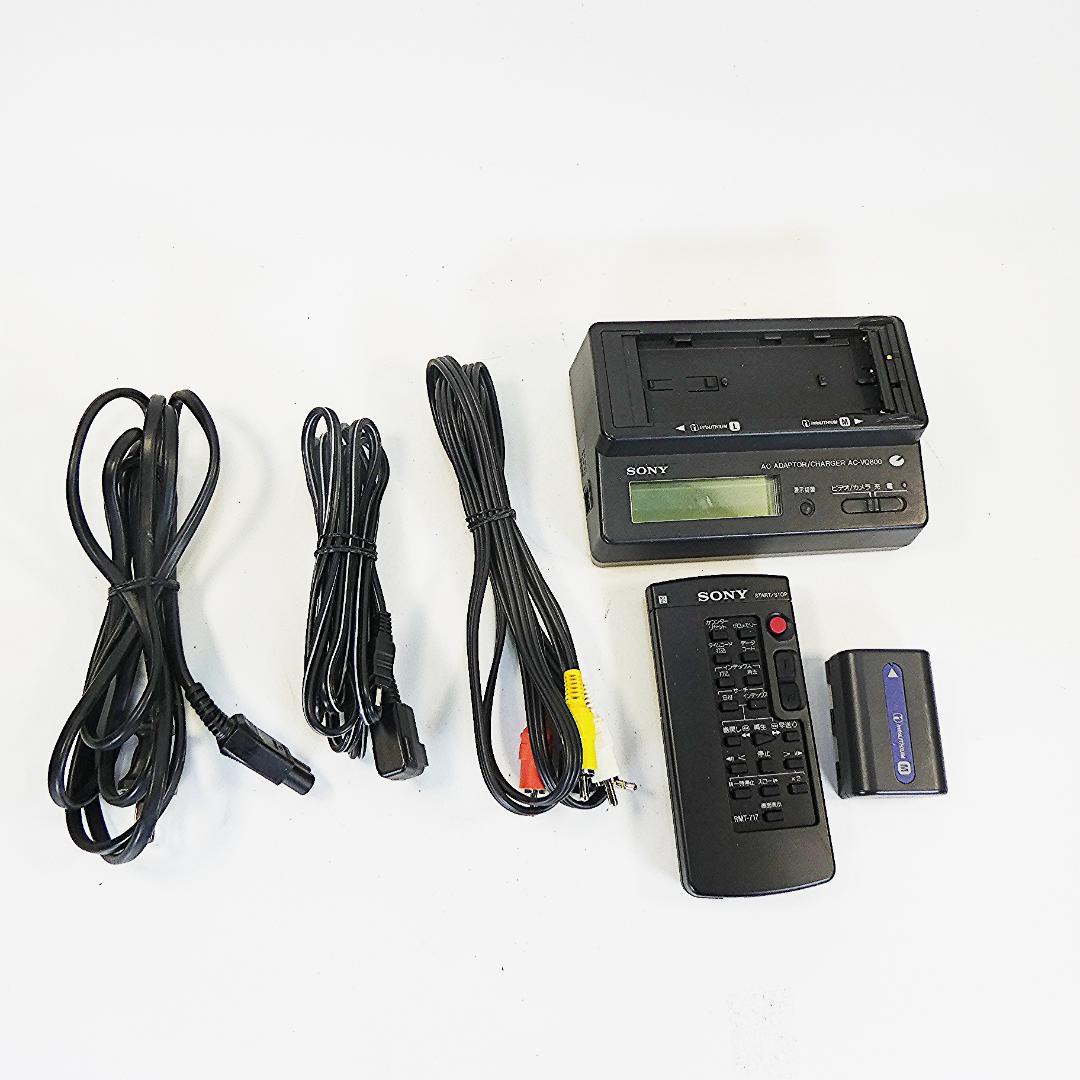 動作品ソニー DCR-TRV10 Mini DVビデオカメラDVDダビングに最適