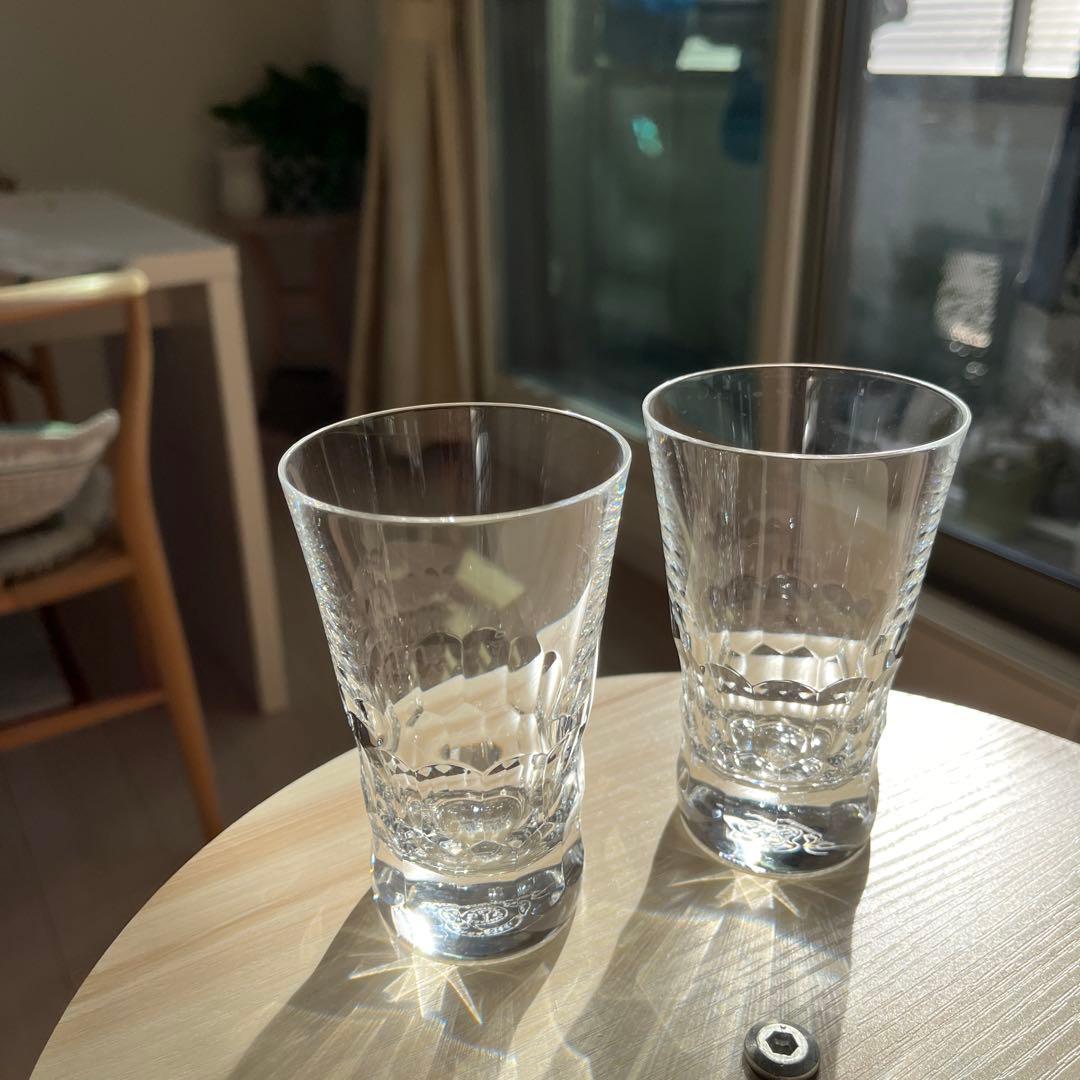 バカラ　ペアグラスジャパン　ビバ　11センチ未使用品
