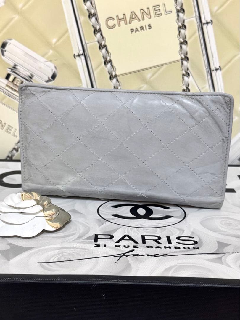 美品✨️】CHANEL✨️シャネル カンボンライン ピンク 長財布 ②