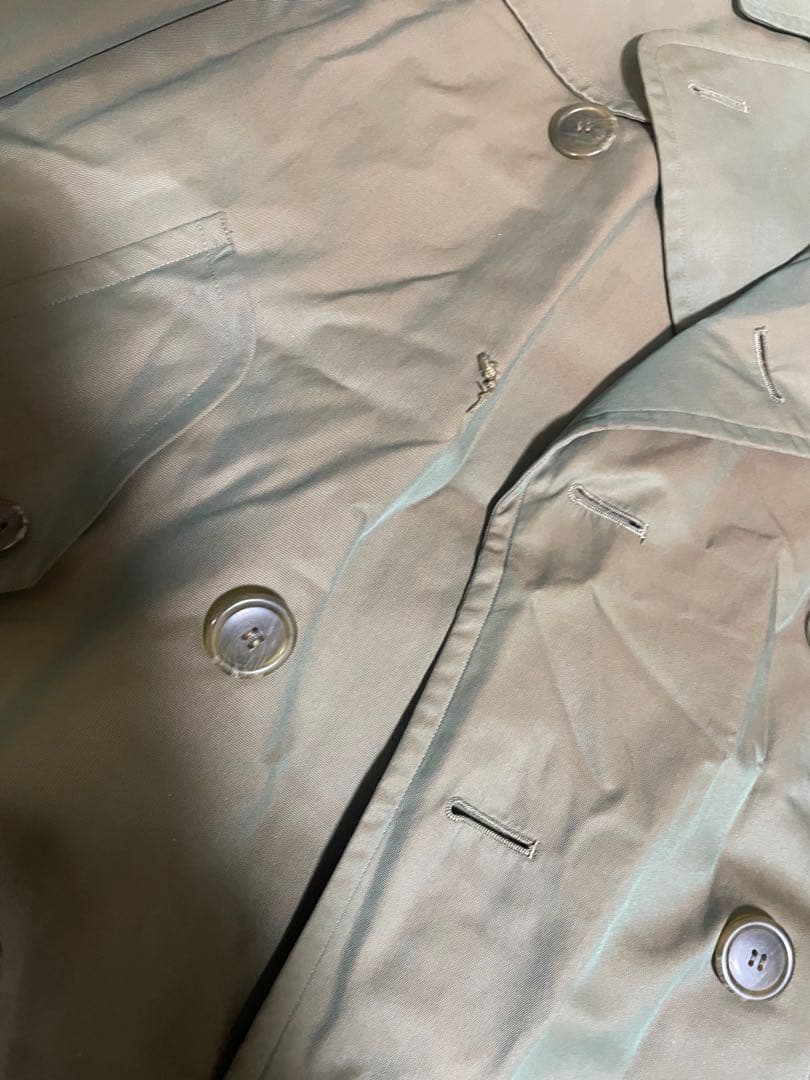 Burberry バーバリー　トレンチコート　玉虫色　ノバチェック　ヴィンテージ