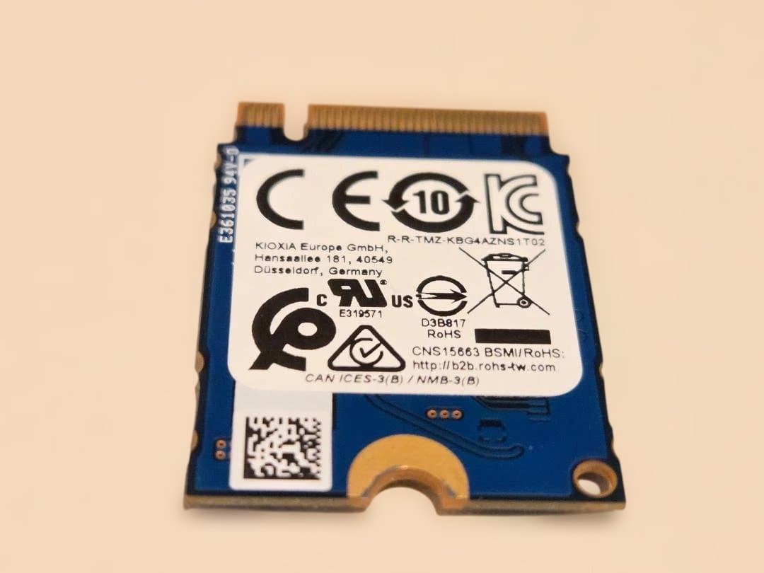 KIOXIA⑤ M.2 SSD NVMe 512GB◆健康状態94%