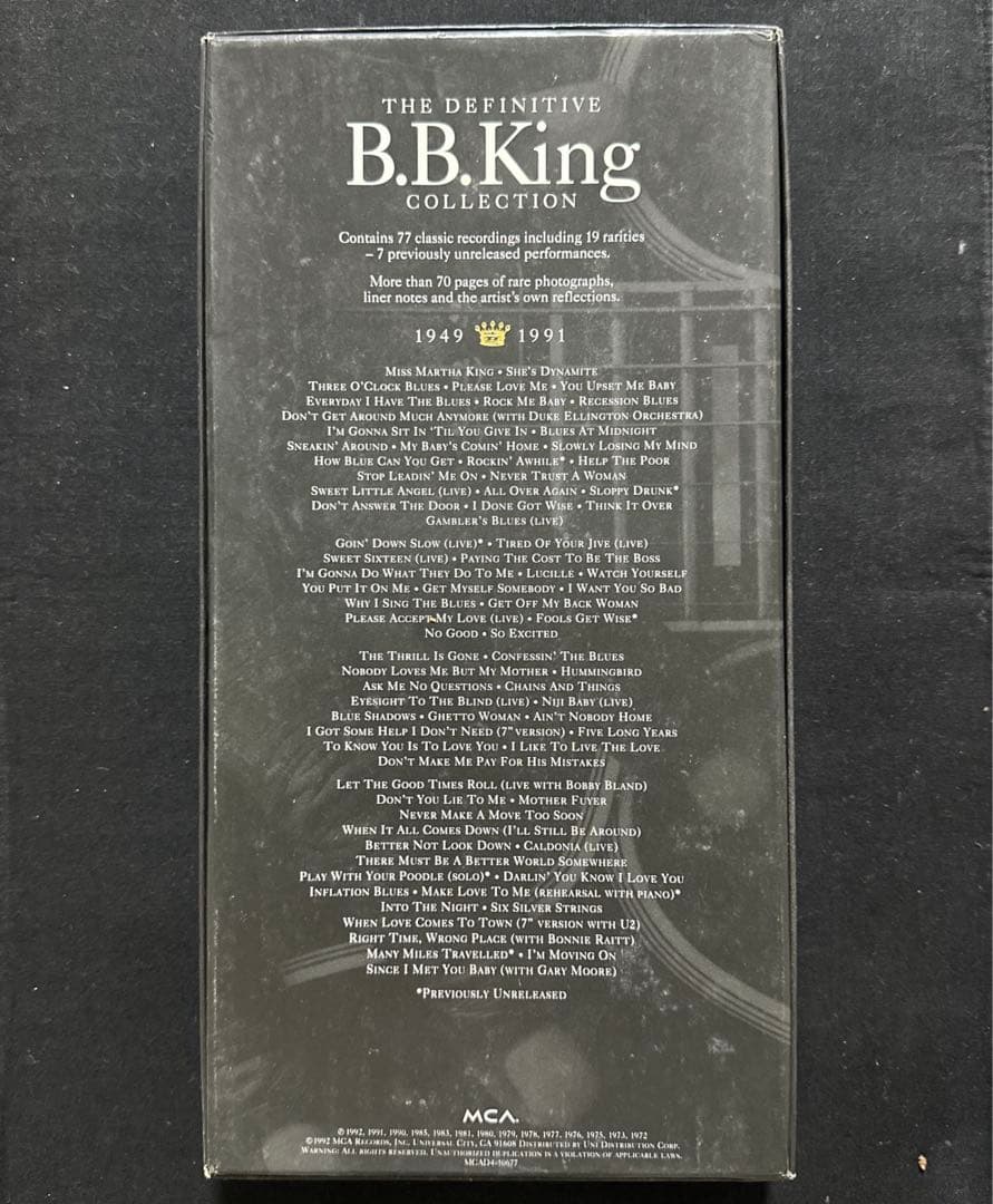 国内盤！4CD-BOX！B.B.キング / キング・オブ・ザ・ブルース