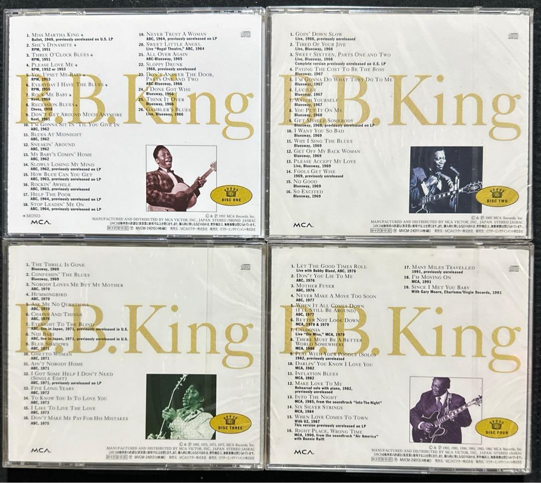 国内盤！4CD-BOX！B.B.キング / キング・オブ・ザ・ブルース