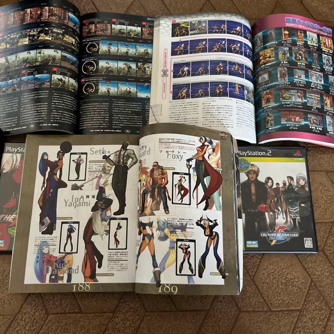 KOF 2001, 2003 、
XⅠ、NEOWAVE 、SVC 攻略本3冊