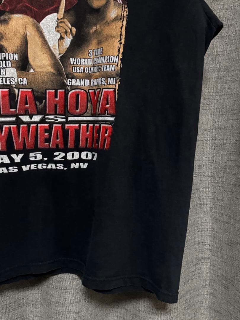 00s 2007 デラホーヤ メイウェザー ボクシング Tシャツ