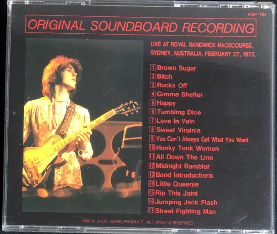 洋楽 THE ROLLING STONES/ Welcome To Australia
