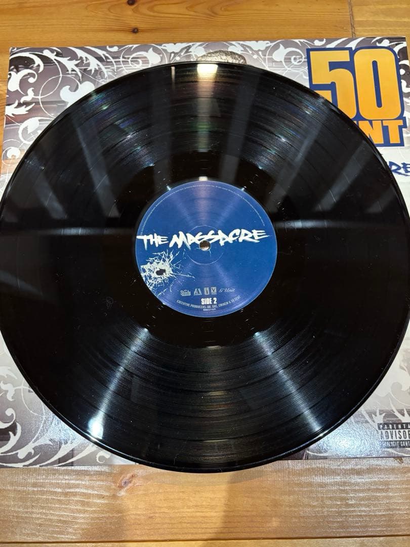 50Cent The Massacre 12インチLP