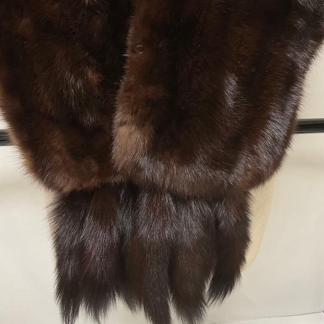 ※C63 毛皮　リアルファー　TOGU ミンク　ショール　マフラー　美品