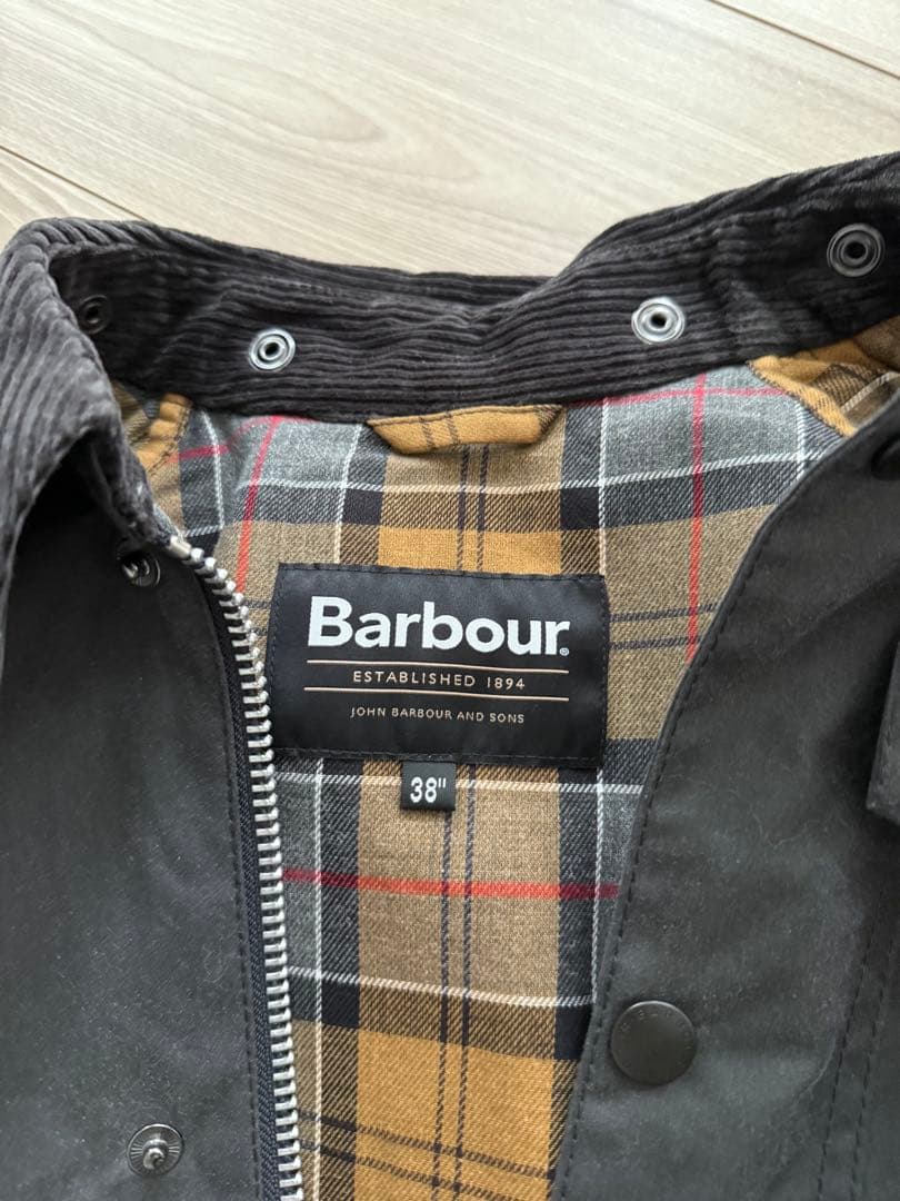 Barbour BEDALE / ビデイル ワックスジャケット グレー 38