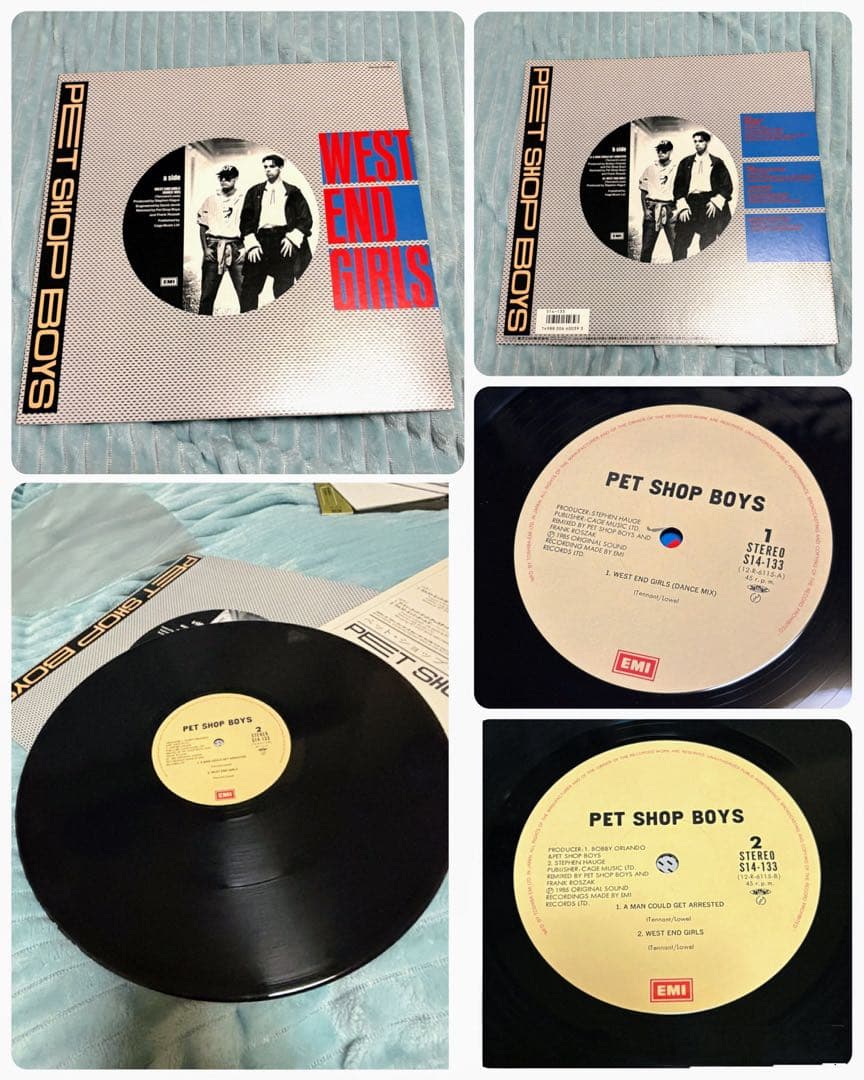 【美品 希少】LP他 12枚 PET SHOP BOYS ペットショップボーイズ
