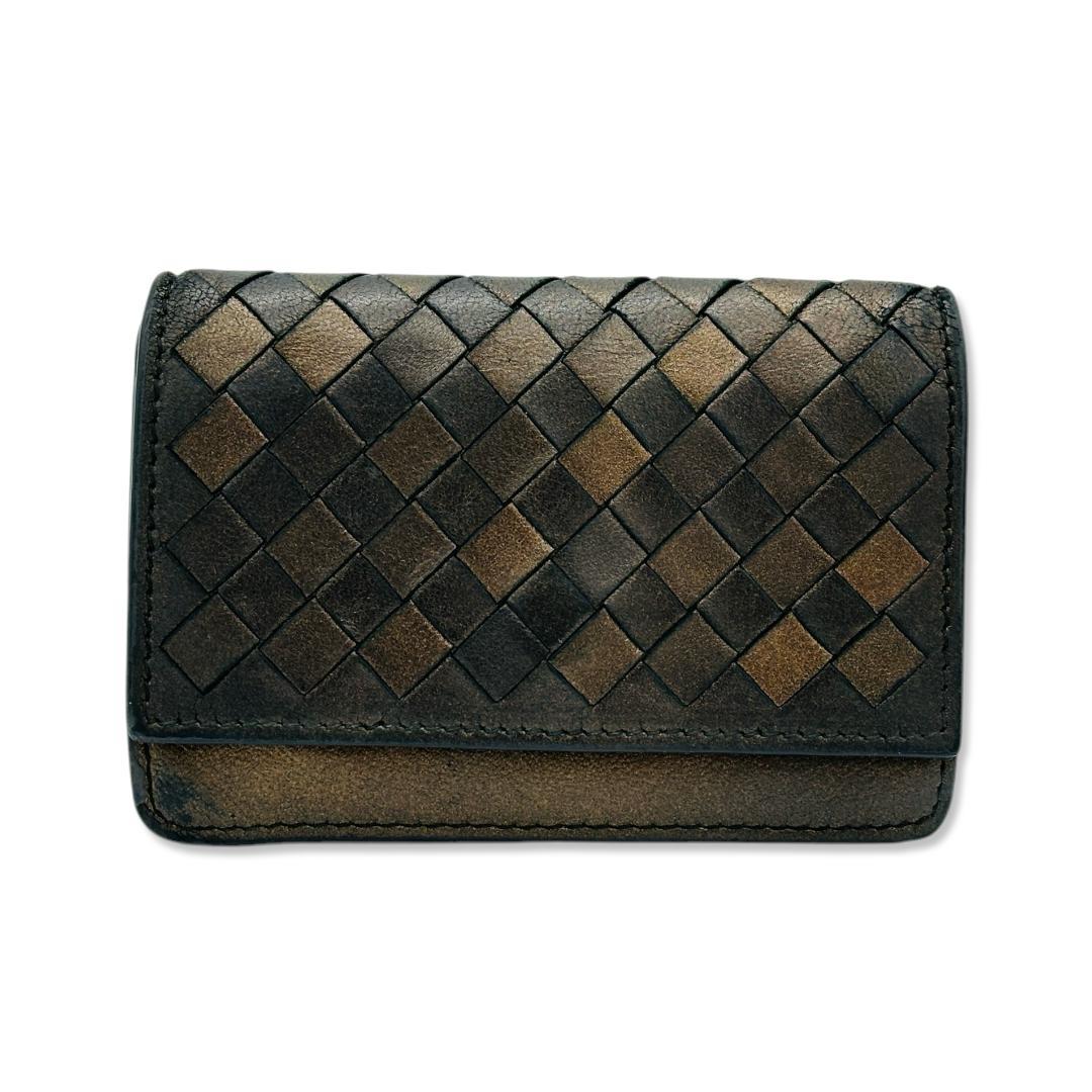 BOTTEGA VENETA イントレチャート カードケース 名刺入れ 箱付き