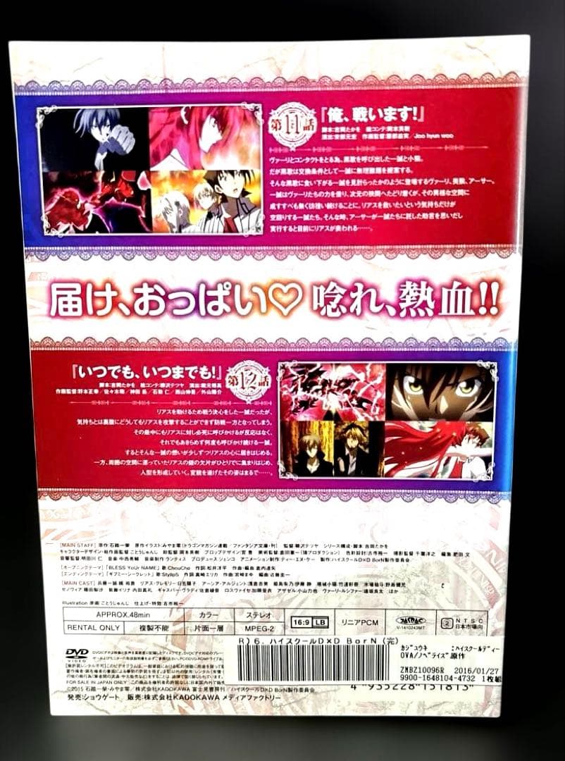 ハイスクールDxD 1-6巻 NEW BorR HERO 1期～4期 DVD