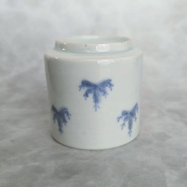 古伊万里　染付　小猪口　松　猪口　向付　アンティーク　骨董　覗き　江戸時代