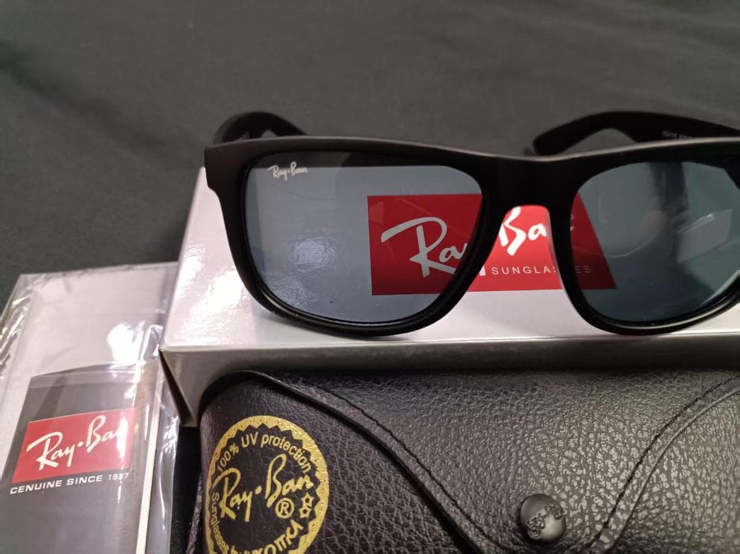 新品 RayBan JUSTIN レイバン サングラス RB4165