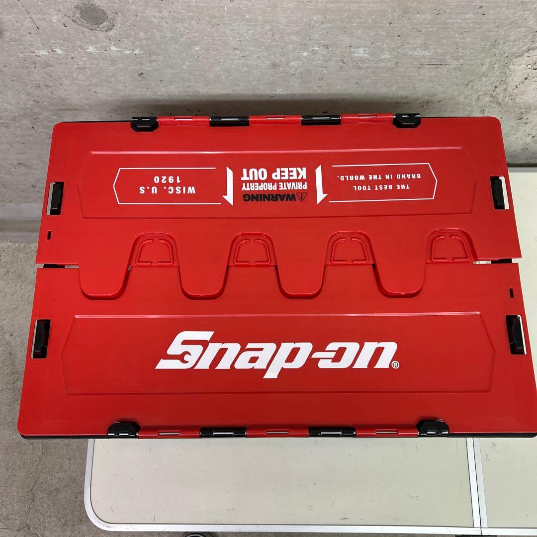 こ*き様 美品　snap-on スナップオン　折り畳みコンテナ　工具箱　ツールケ