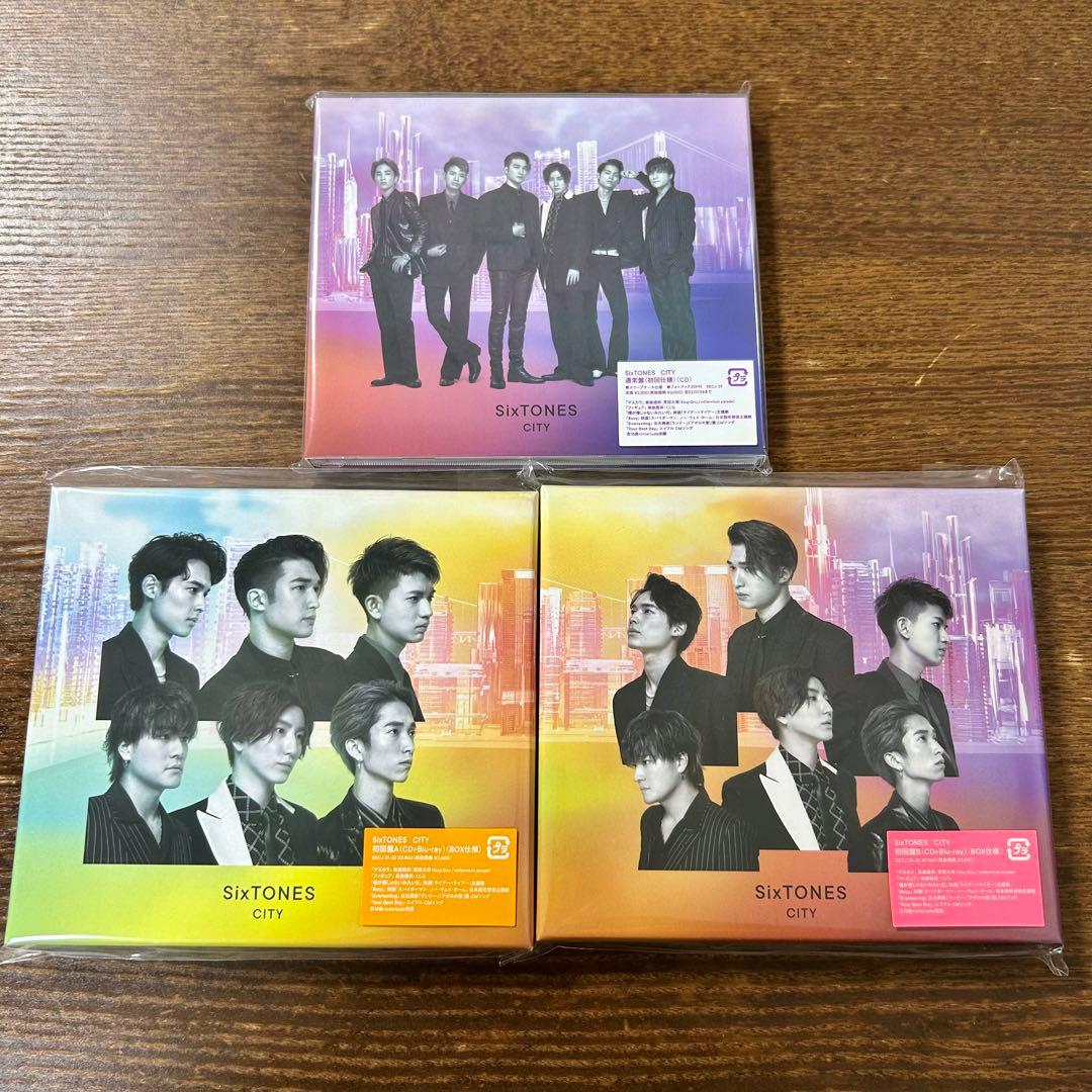 SixTONES CITY 3形態 Blu-ray 新品未開封