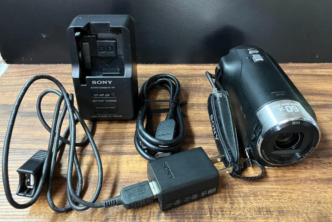 【SONY】 HDR CX-470　コンパクトビデオカメラレコーダー　黒