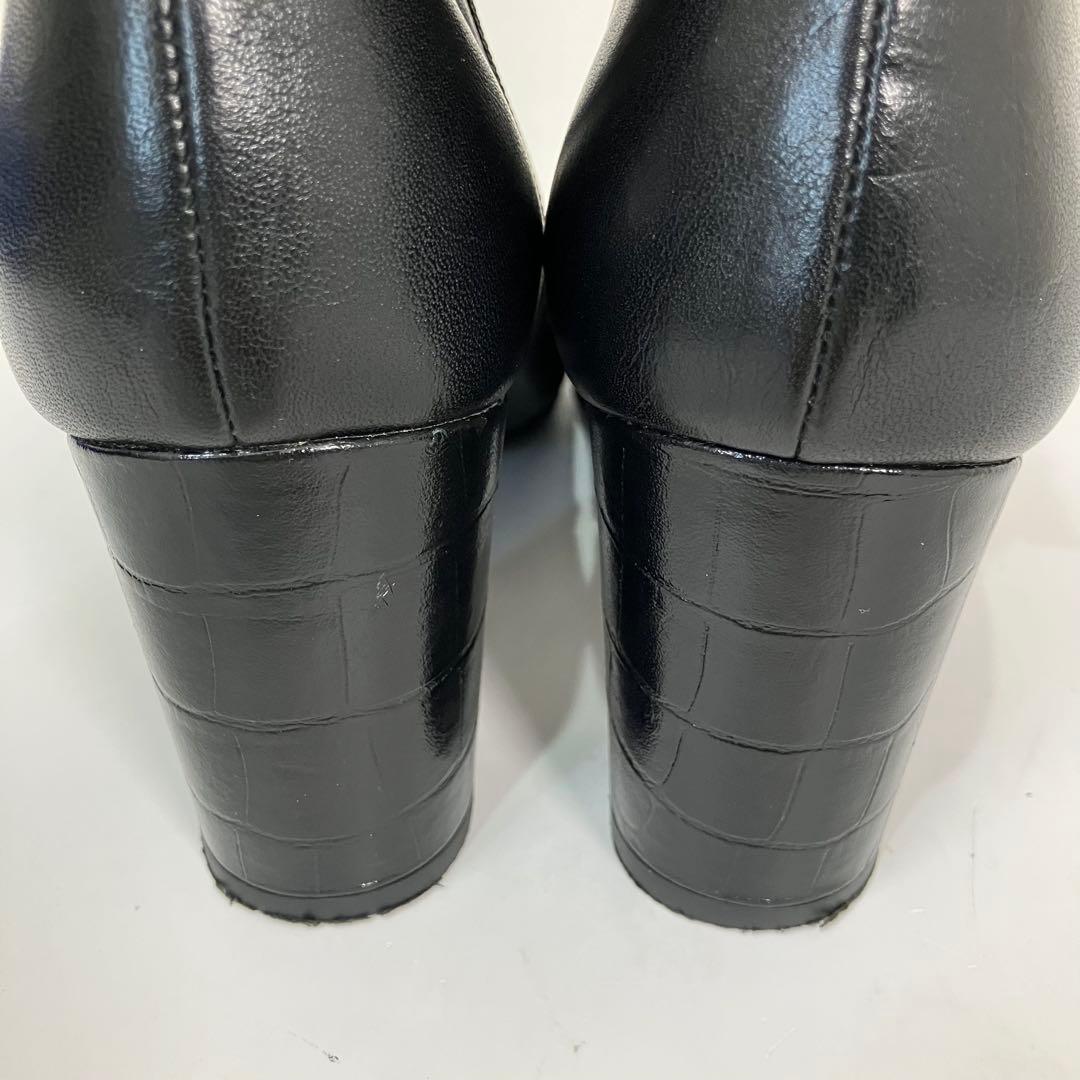 美品　ヒミコ　HIMIKO ショートブーツ 撥水ベルト　バックル　専用袋付き