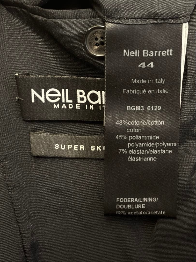 NEIL BARRETT ジャケット ネイビー 44