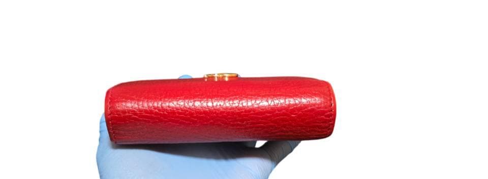 GUCCI マーモント　財布 赤　456122 496334