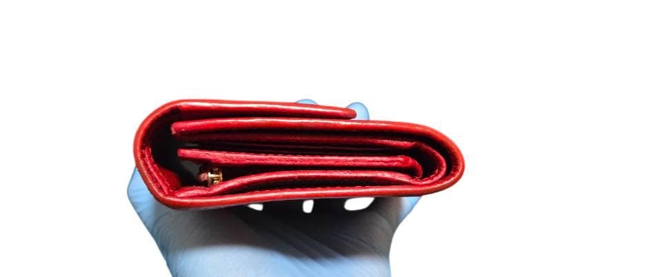 GUCCI マーモント　財布 赤　456122 496334
