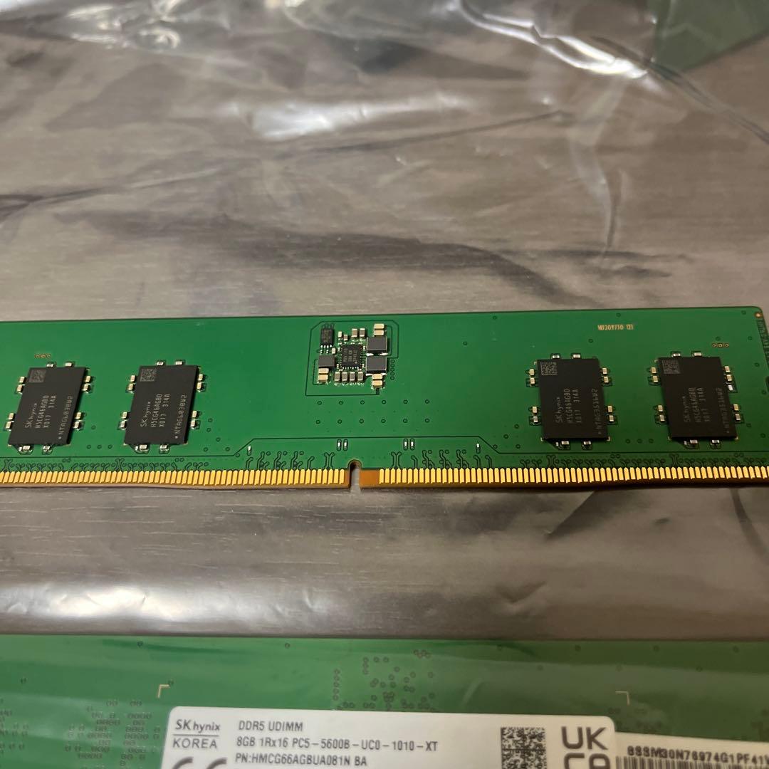 DDR5 8GB PC5-5600B 2枚セット