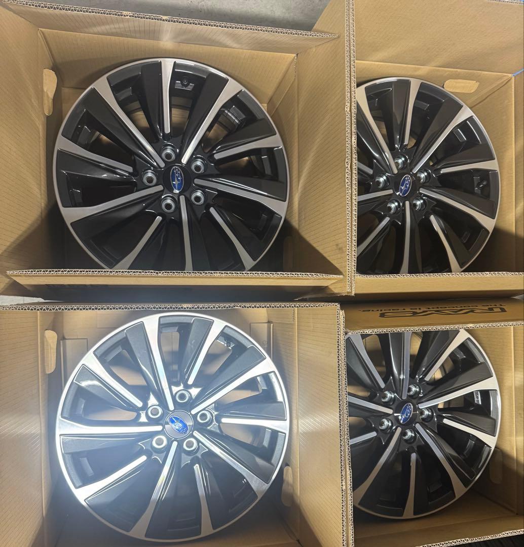 新型レヴォーグSTI純正ホイール（新車外し）