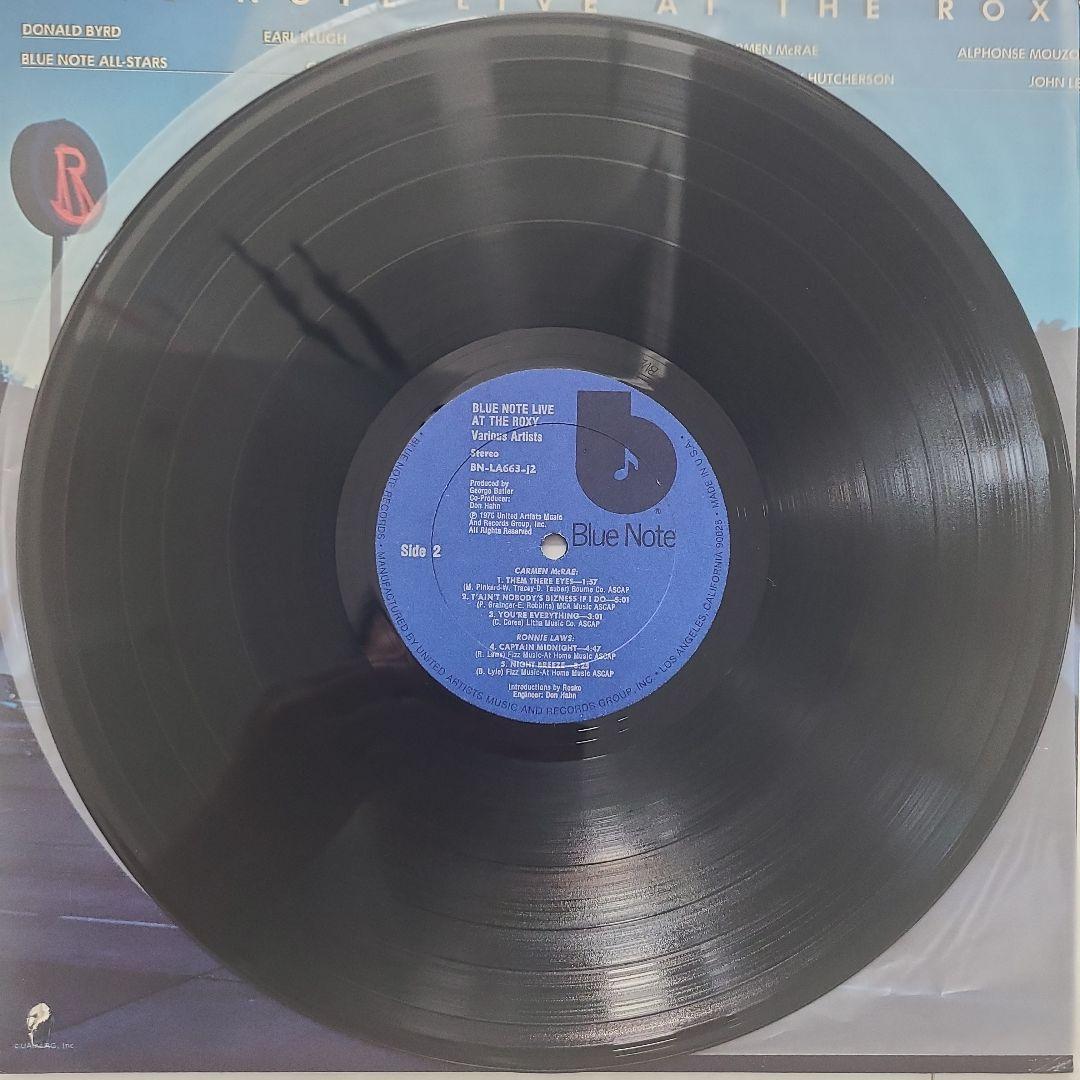 ★ＵＳオリジナル盤★『ブルー・ノート・ライヴ・アット・ザ・ロキシー』２枚組ＬＰ