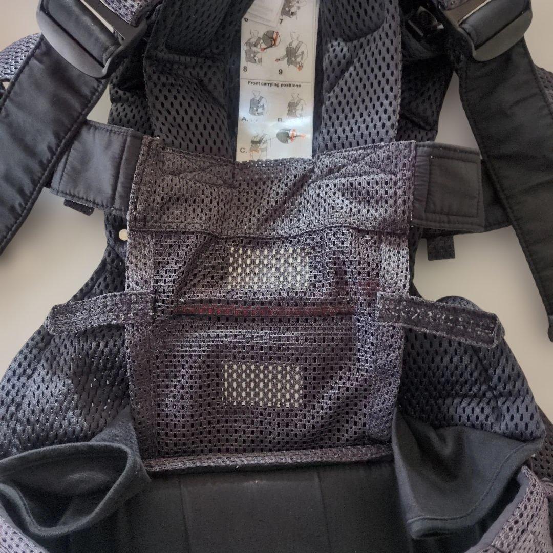 美品　ベビービョルン ONE KAI Air 抱っこ紐 メッシュ アンスラサイト