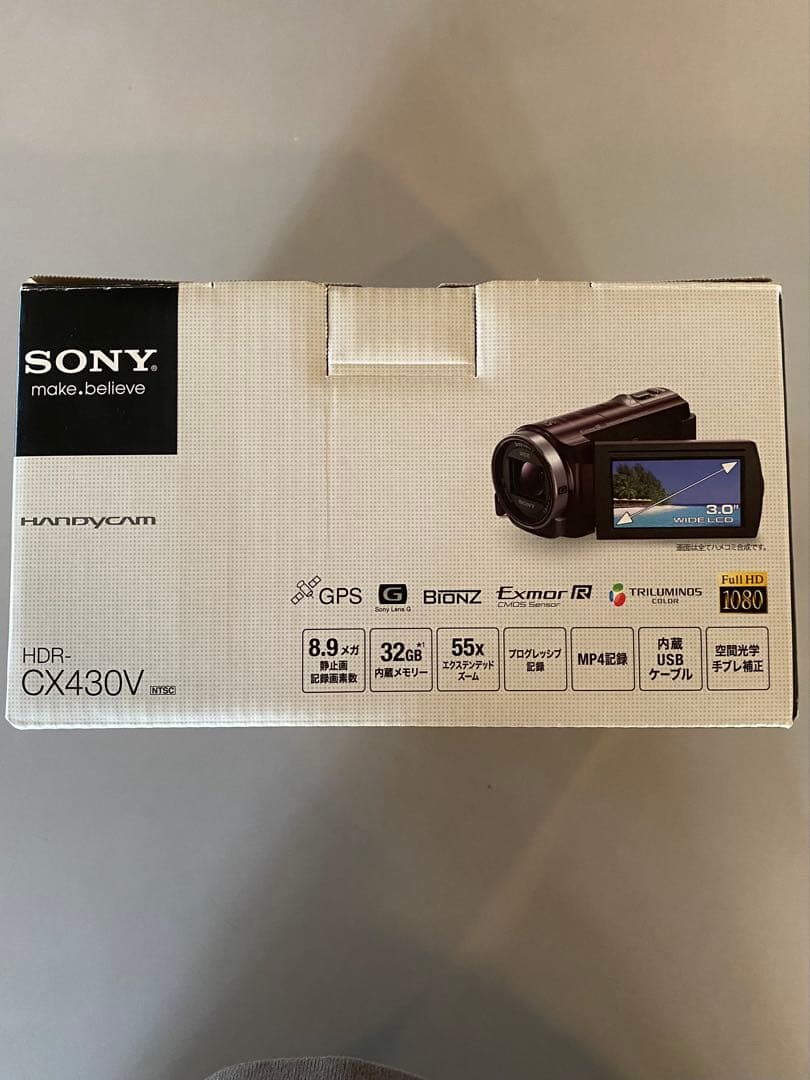 SONY HDR-CX430V ビデオカメラ 本体