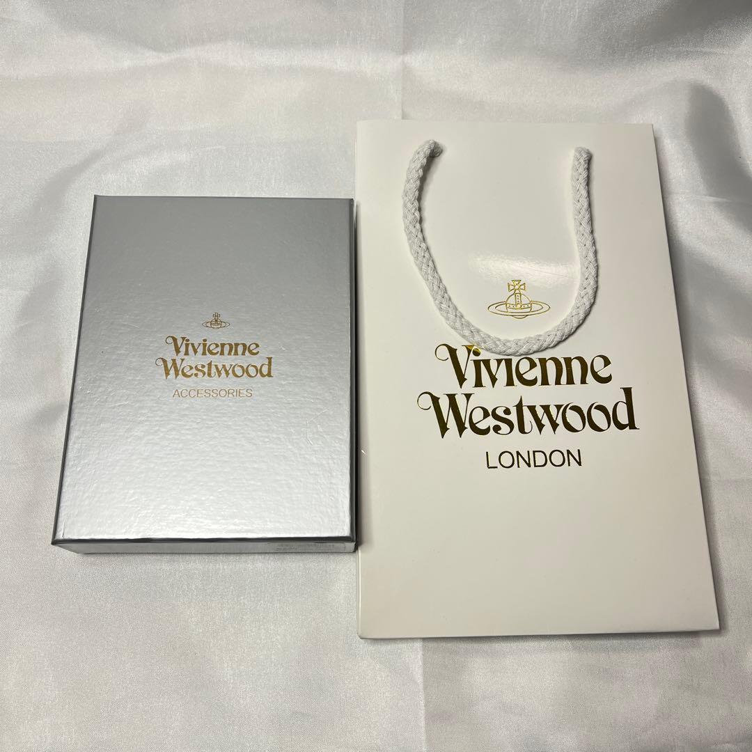 新品 Vivienne Westwood エナメル黒 三つ折り財布 大人気お財布